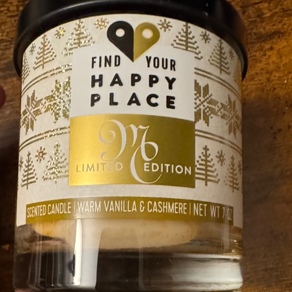 Warm Vanilla & Cashmere Scented Candle